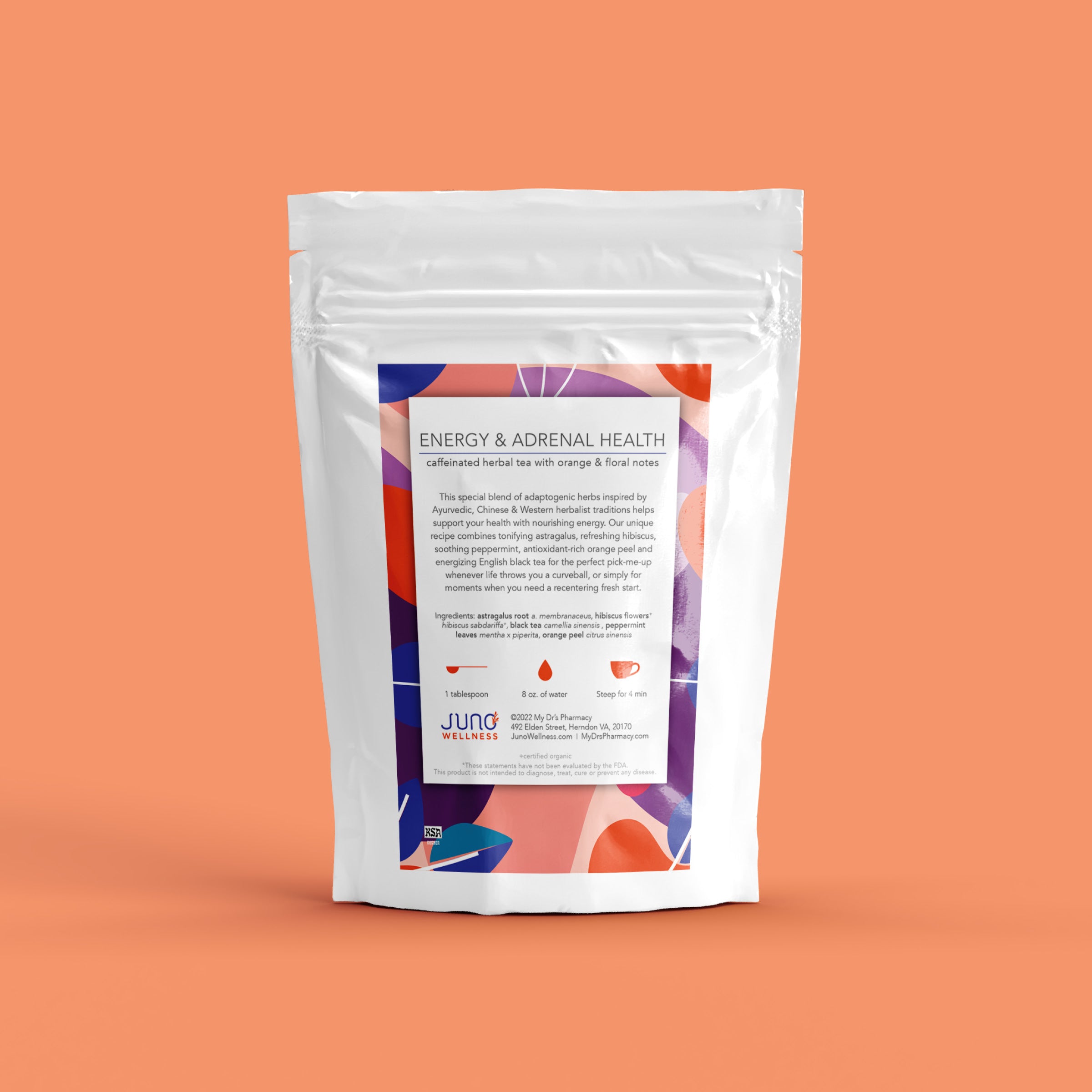 Energy &amp; Adrenal Health Tea Blend - Loos Leaf Tea