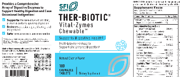 Therbiotic Vital-Zymes Chewable 180 chews