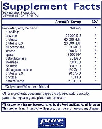 Digestive Enzymes Ultra 180 caps