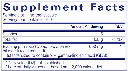 E.P.O. (evening primrose oil) 100 gels