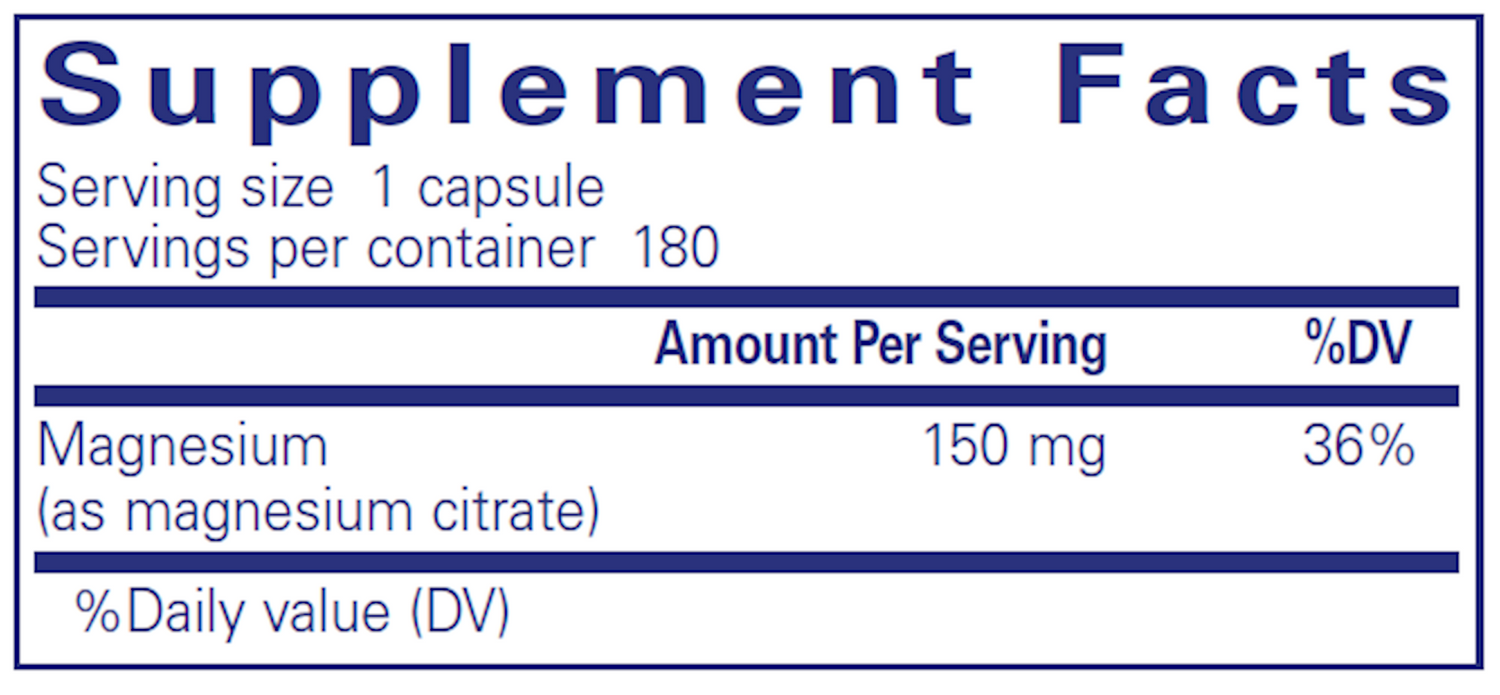 Magnesium (citrate) 150 mg