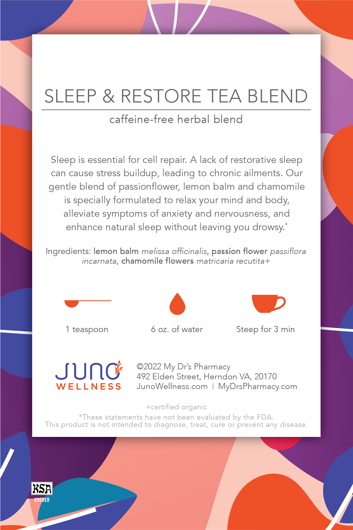 Sleep &amp; Restore Tea Blend - Loose Leaf Tea